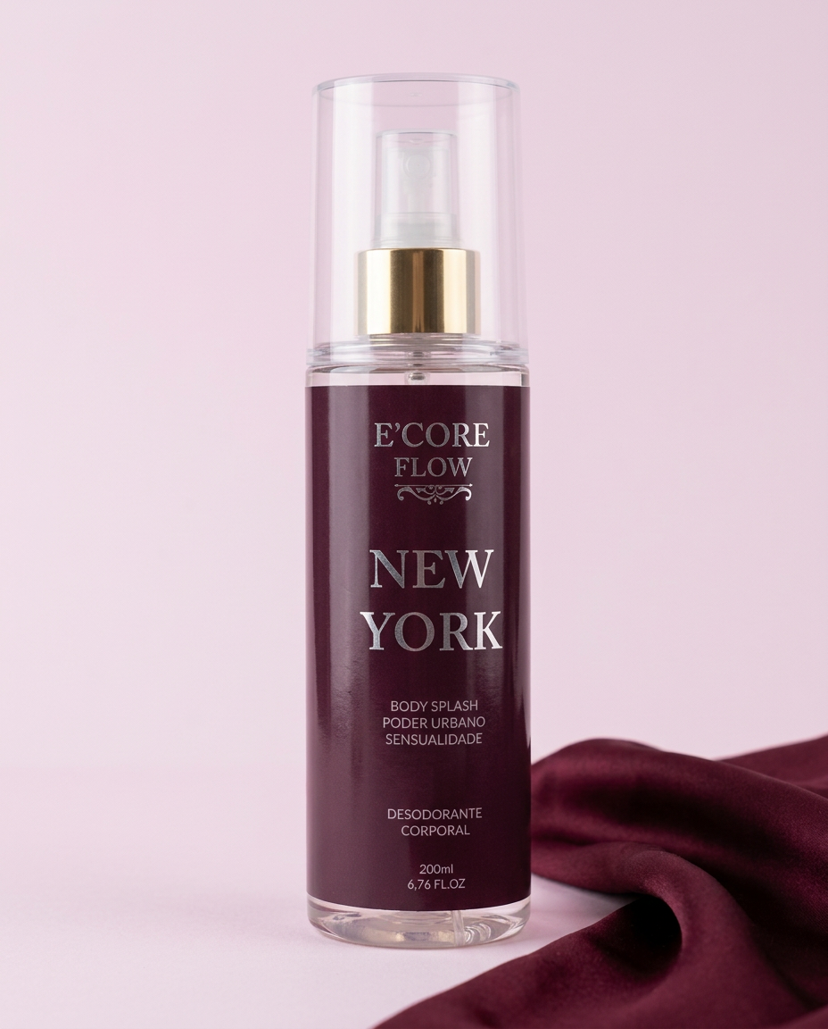 Body splash E'CORE FLOW NEW YORK, 200 ml