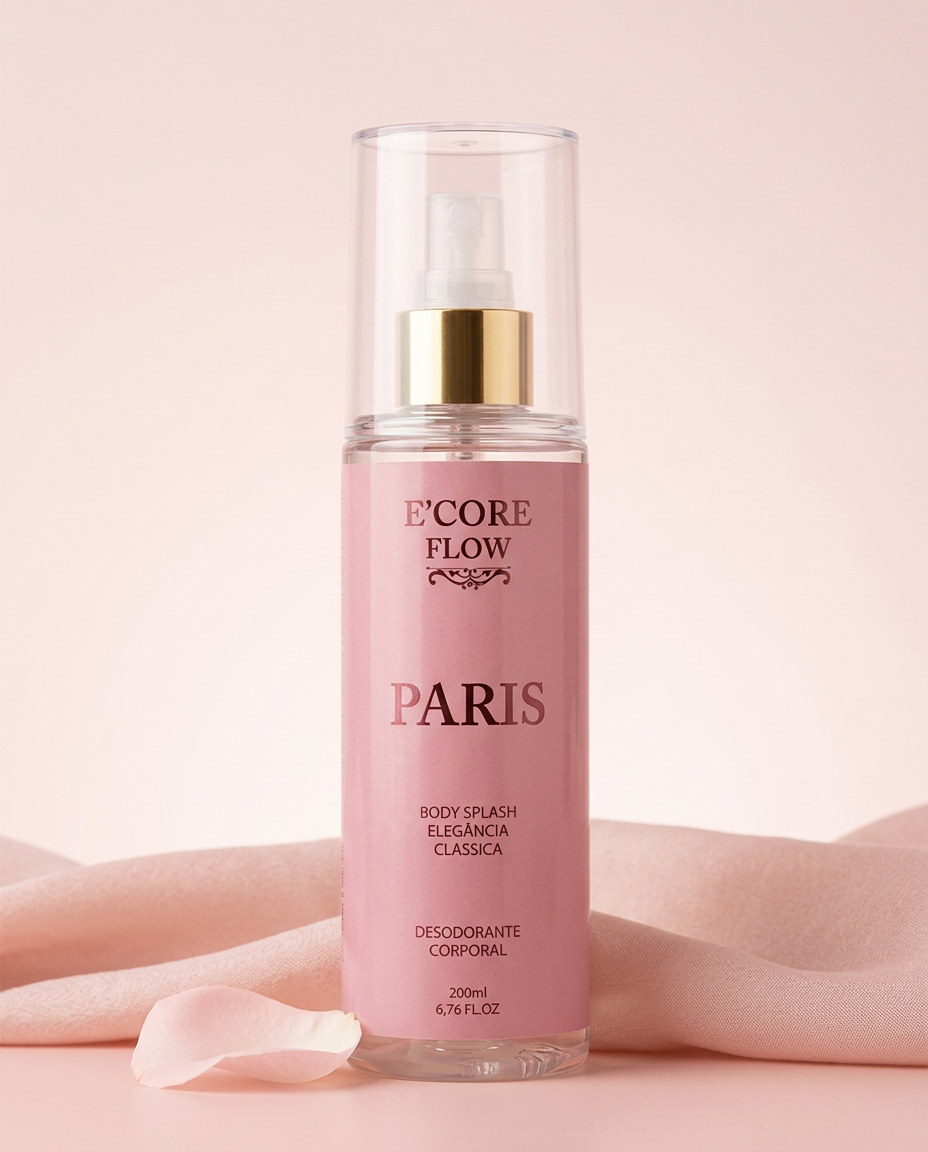 Body splash E'CORE FLOW PARIS, 200 ml